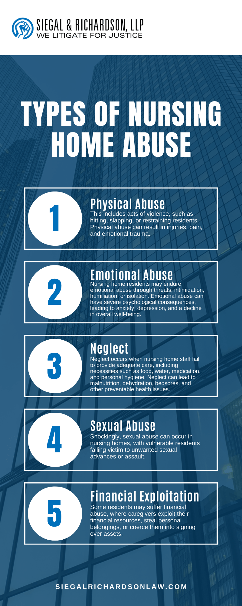 Types of Nursing Home Abuse Infographic